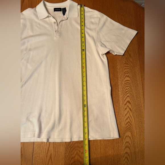 Claiborne Mens Polo Shirts Size XL Color Ivory Short Sleeve - Picture 4 of 5